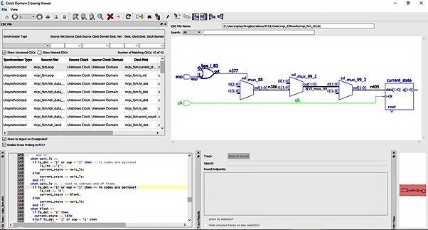 Clock Domain Crossing Analysis
